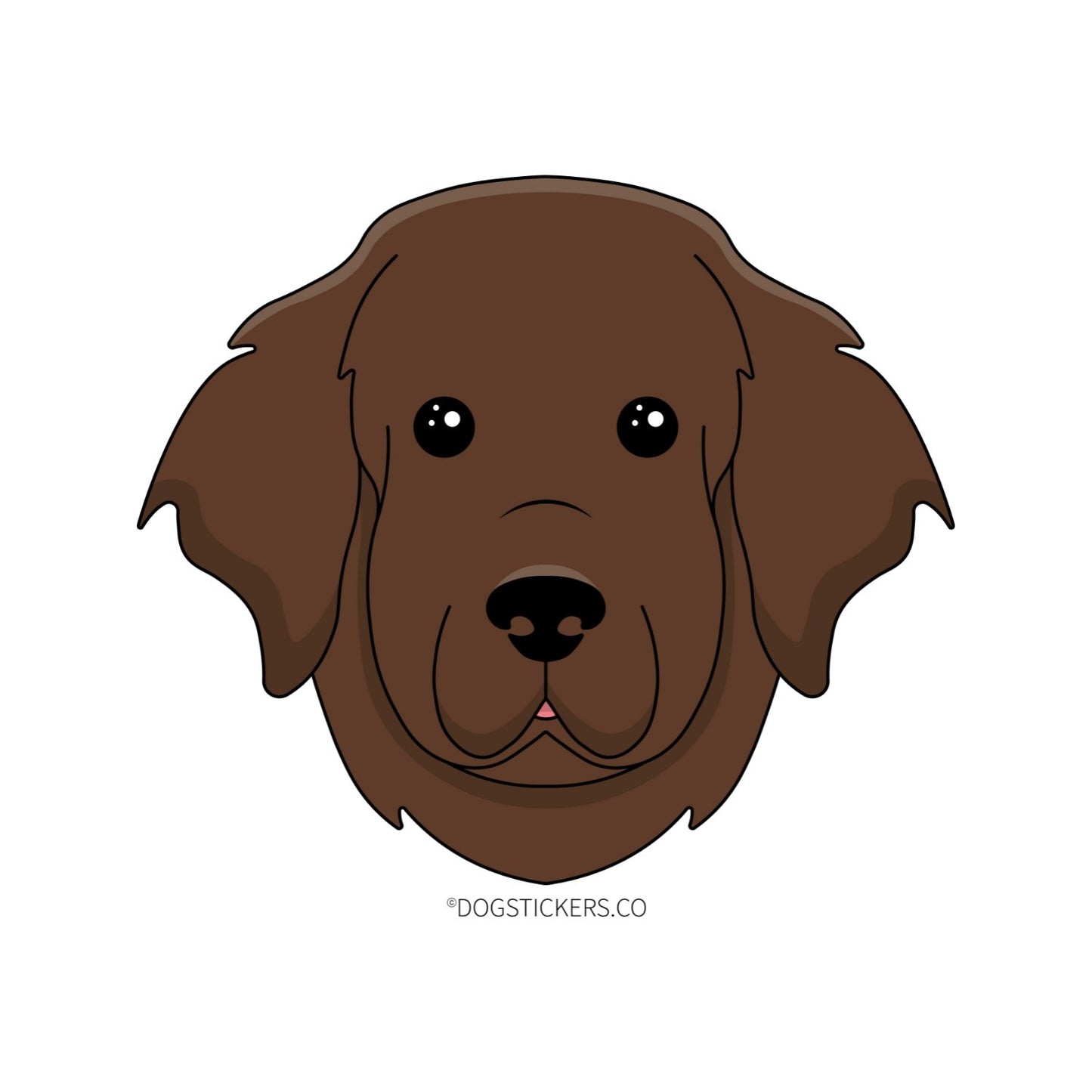 Newfoundland Dog Sticker - Dogstickers.co